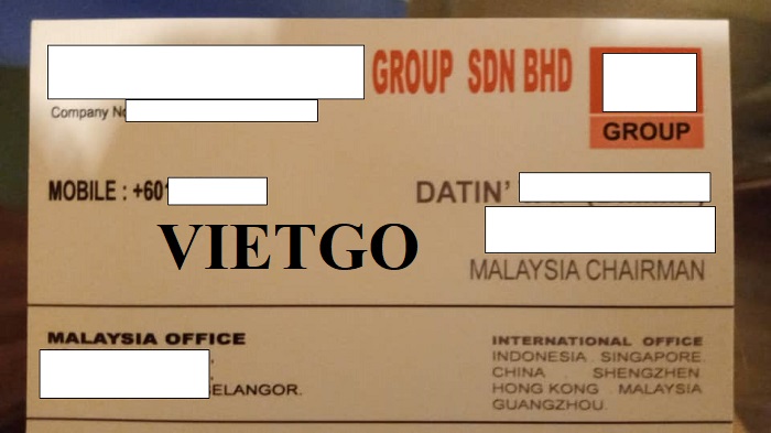 Vị khách hàng người Malaysia hiện đang có chuyến công tác tại Việt Nam để gặp gỡ nhà cung cấp gỗ vụn và các sản phẩm nông sản