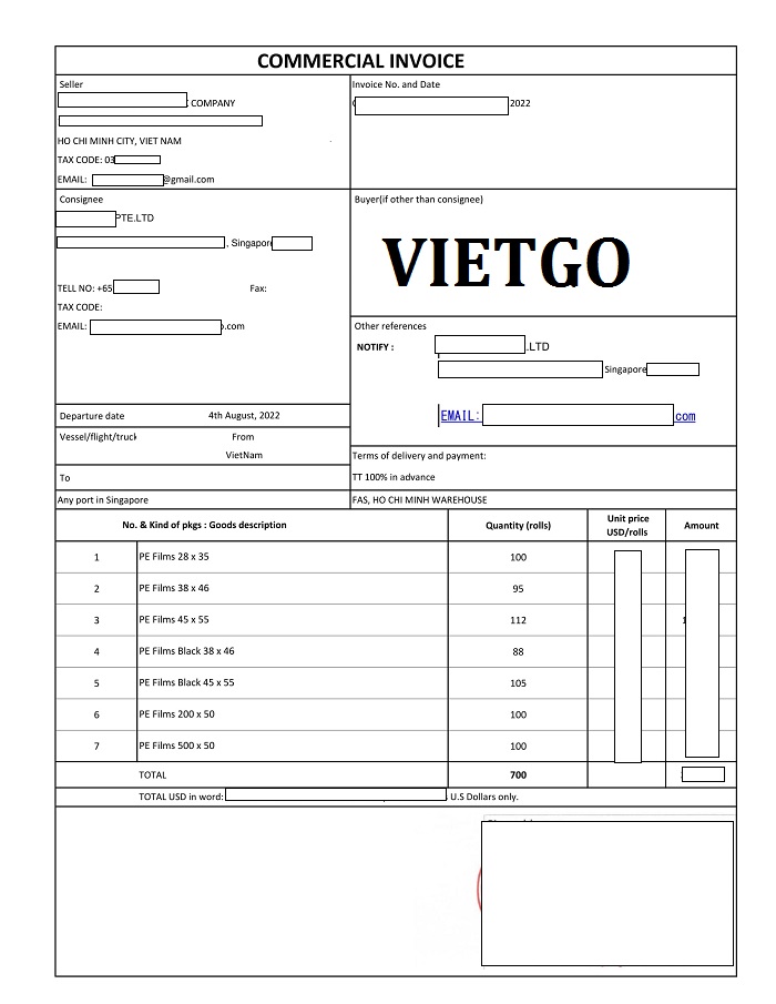 XIN CHÚC MỪNG CHỊ NGUYỄN THỊ ĐÀI TRANG - HỌC VIÊN KHÓA K12 - XUẤT KHẨU THÀNH CÔNG BAO BÌ NHỰA/TÚI PE SANG THỊ TRƯỜNG SINGAPORE CHỈ SAU 01 THÁNG THAM GIA KHÓA HỌC