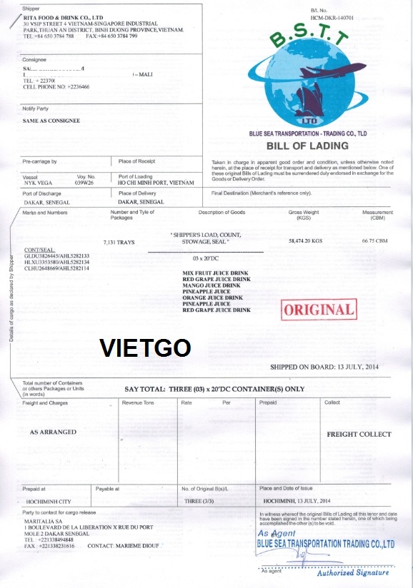 tiêu việt nam xuất khẩu