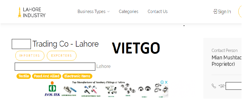 Vietgo-xuat-khau-chè- Pakistan