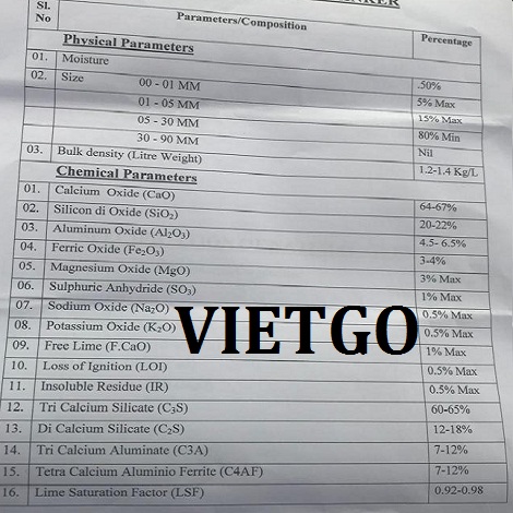 Clinker-VIETGO180319