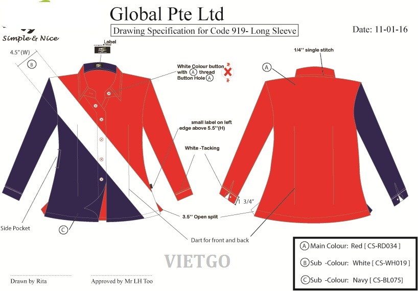 sơ mi xuất khẩu