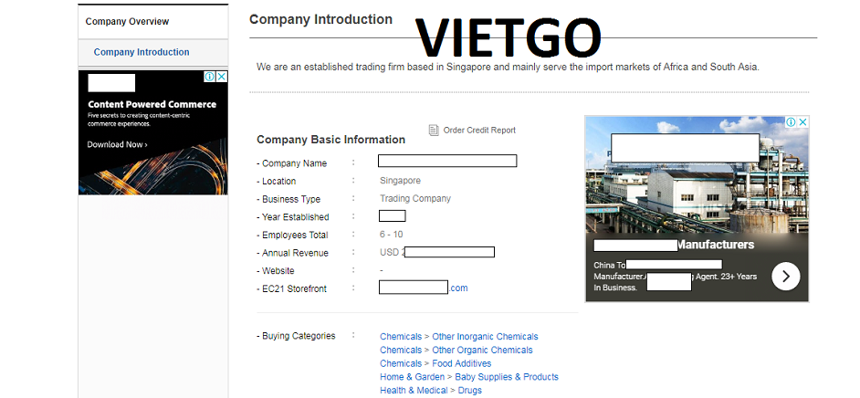 Tinh bột sắn Vietgo