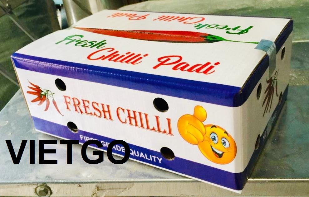 ảnh ớt xuất khẩu 