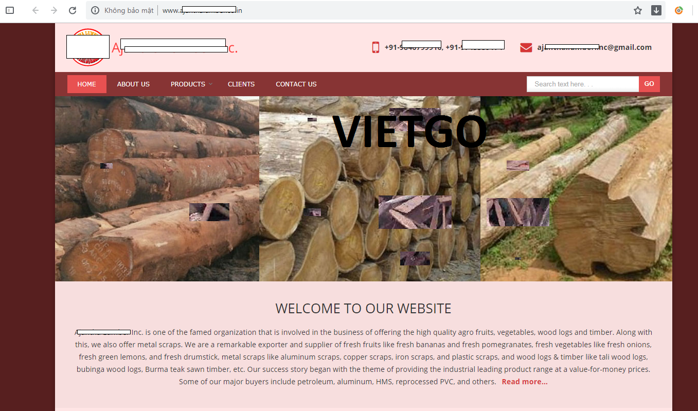 Gỗ Tròn Gỗ Căm Xe Vietgo