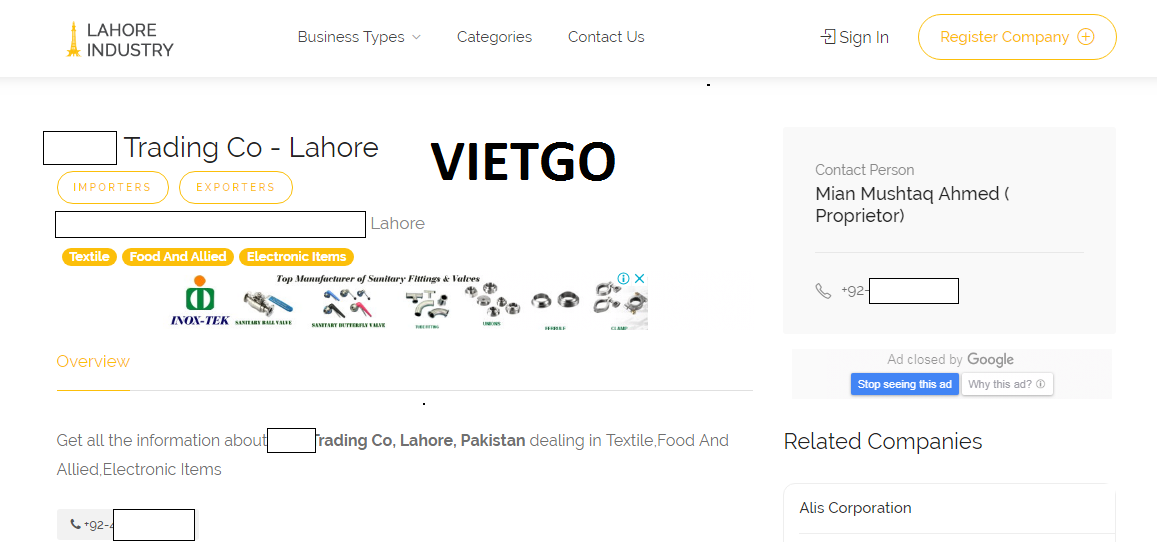 VIETGO-xuat-khau-che-Pakistan-Haji VIETGO-xuat-khau-che-Pakistan-Haji