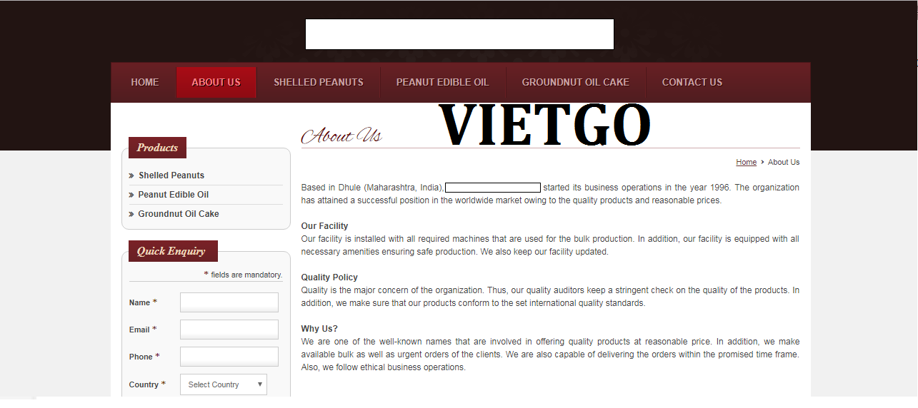 VIETGO-xuat-khau-lac-An-Do-Siddhant