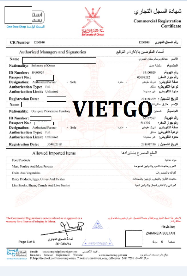 VIETGO-xuat-khau-qua-bơ-Oman-Tariq