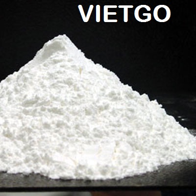 tinh bột sắn xuất khẩu
