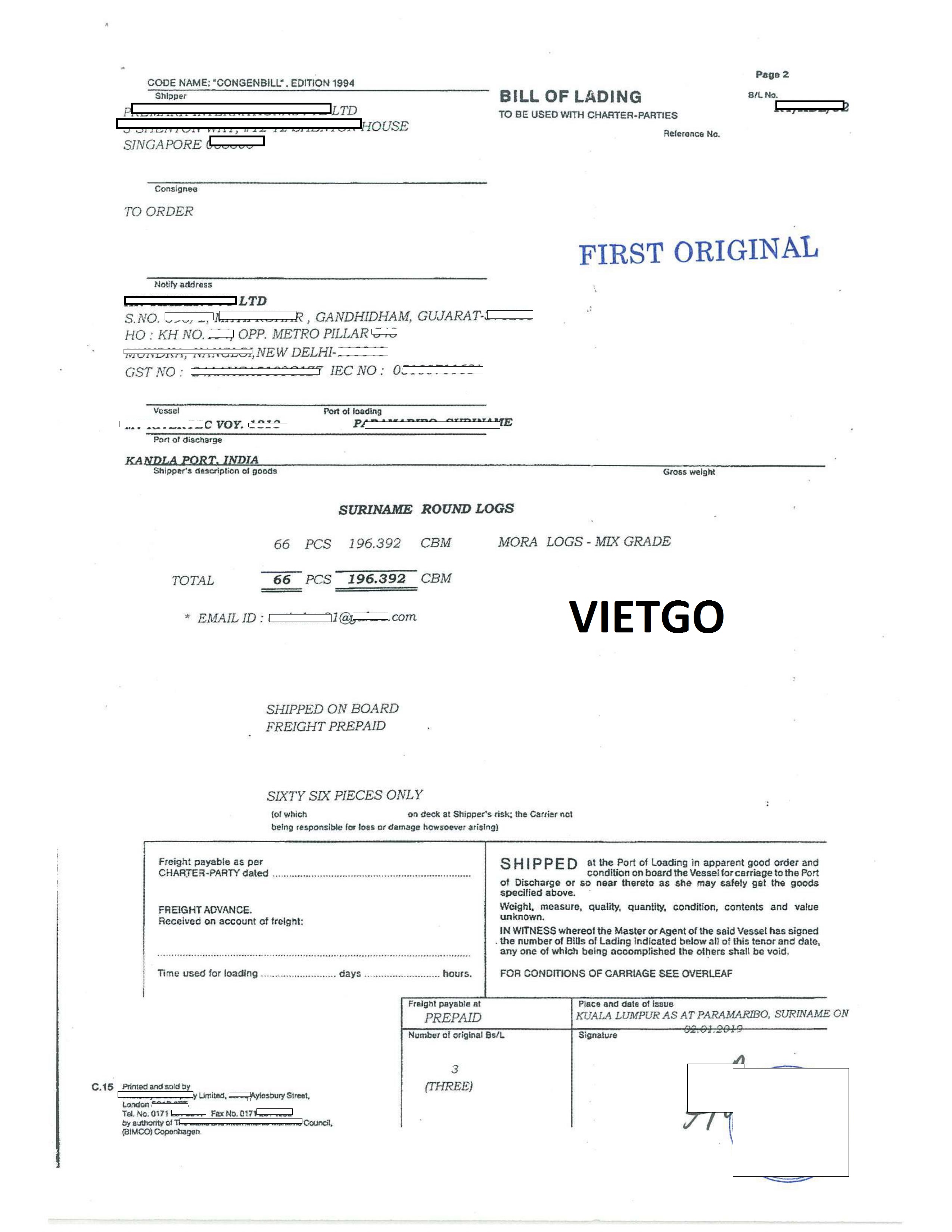 Giấy A4 Vietgo