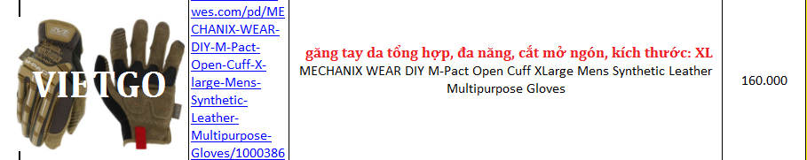 Găng tay - VIETGO