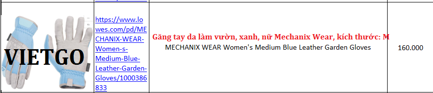 Găng tay - VIETGO