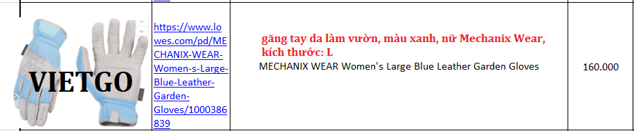 Găng tay - VIETGO