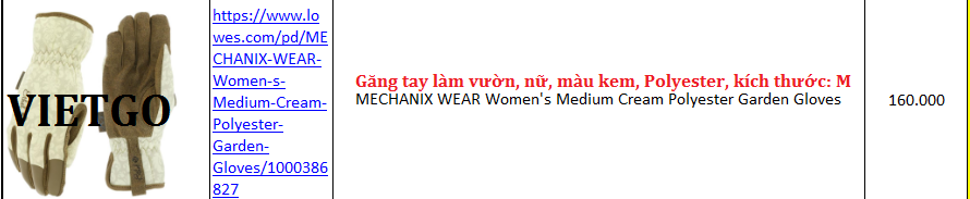 Găng tay - VIETGO