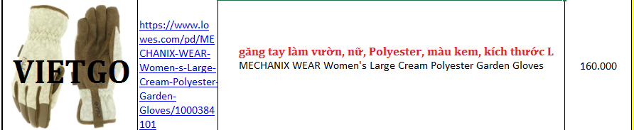 Găng tay - VIETGO