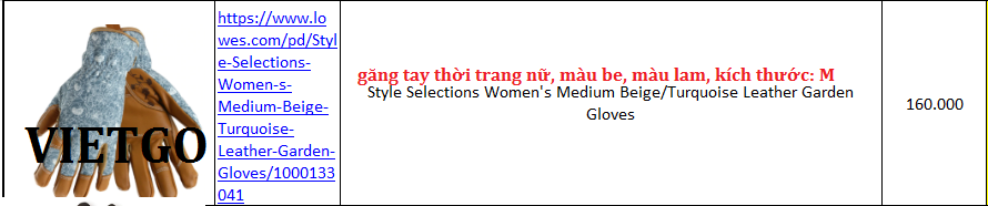 Găng tay - VIETGO