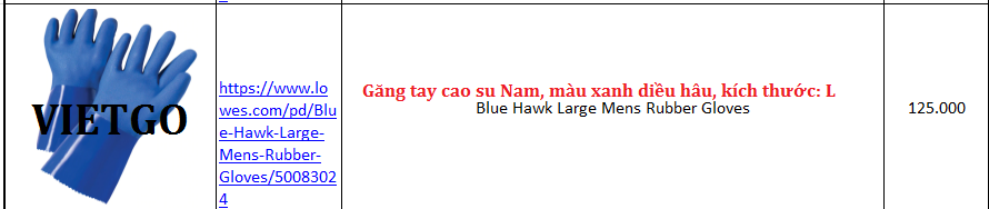 Găng tay - VIETGO