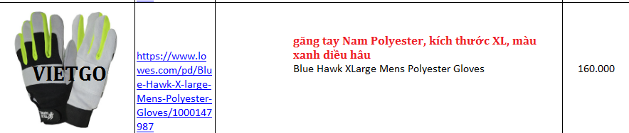 Găng tay - VIETGO
