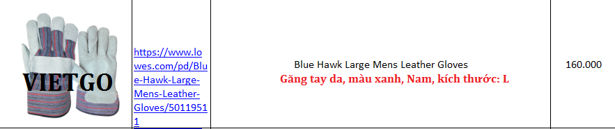 Găng tay - VIETGO