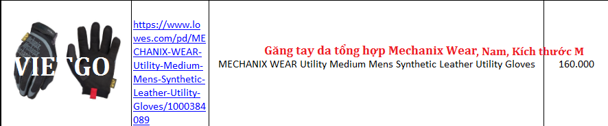 Găng tay - VIETGO