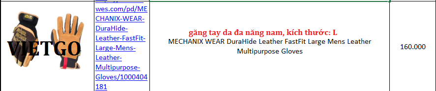 Găng tay - VIETGO