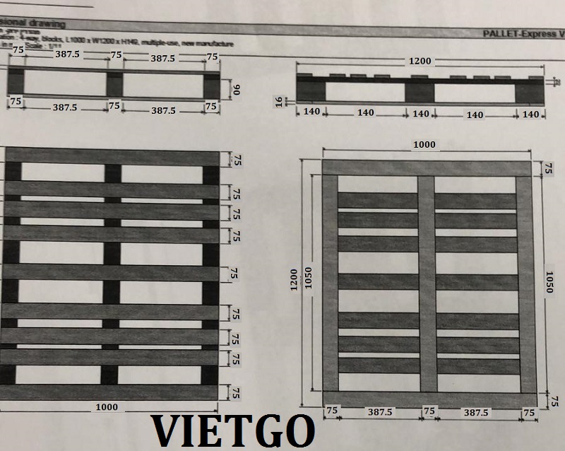 Gỗ thông pallet - VIETGO