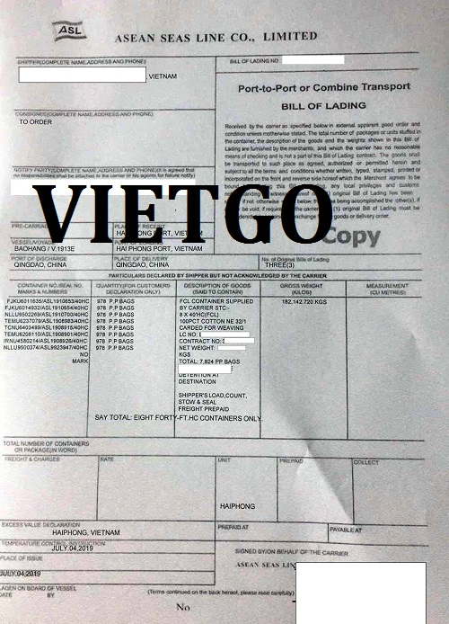 Sợi dệt - VIETGO