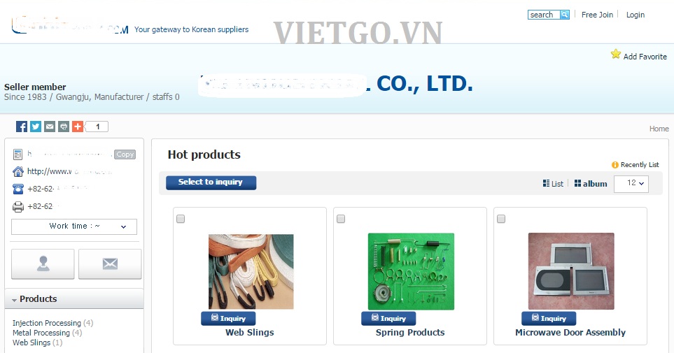 Nhà nhập khẩu Hàn Quốc cần mua thử 1 container găng tay bảo hộ lao động