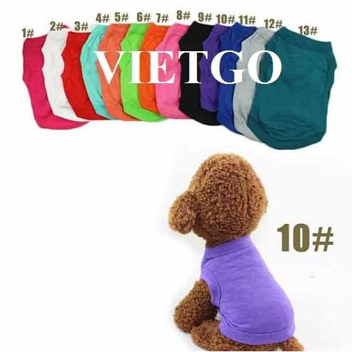 Cơ hội xuất khẩu quần áo và đồ chơi cho thú cưng sang thị trường Mỹ