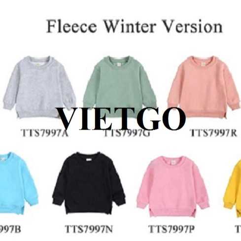 Cơ hội xuất khẩu áo sweater trẻ em sang thị trường Mỹ