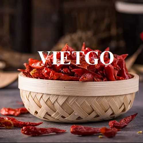 Thương vụ hợp tác xuất khẩu ớt khô sang thị trường Trung Quốc