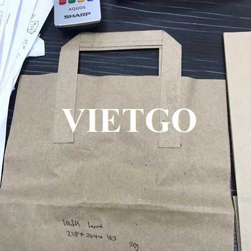 Cơ hội xuất khẩu túi giấy sang Vương quốc Anh 