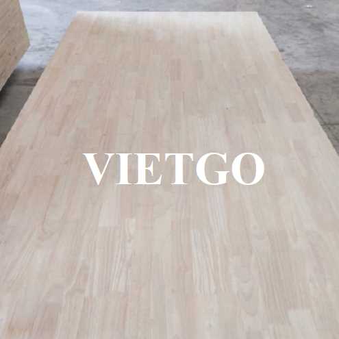 Thương vụ xuất khẩu gỗ ghép thanh sang thị trường Ấn Độ 
