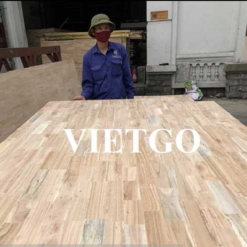 Thương vụ xuất khẩu gỗ ghép thanh sang thị trường Ấn Độ