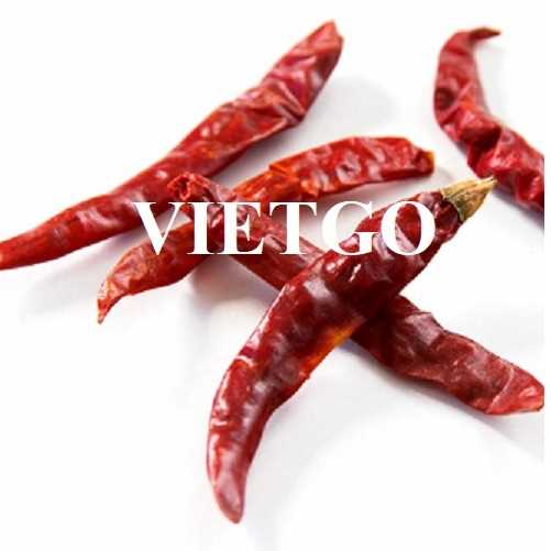 Cơ hội hợp tác xuất khẩu ớt khô sang thị trường Ấn Độ