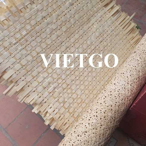 Thương vụ xuất khẩu tấm cót mây sang thị trường Slovenia
