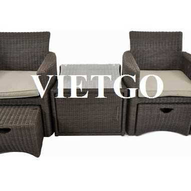 Cơ hội xuất khẩu bàn ghế mây tre đan sang thị trường Trung Quốc