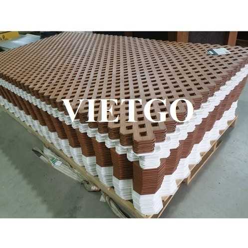 Cơ hội hợp tác xuất khẩu 2 container 40ft tấm lưới nhựa hàng tháng với doanh nghiệp gỗ tại Hàn Quốc 