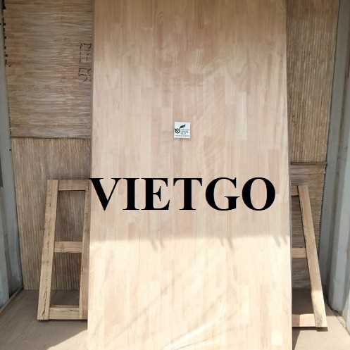 Thương vụ xuất khẩu sản phẩm gỗ ghép thanh đến thị trường Ấn Độ