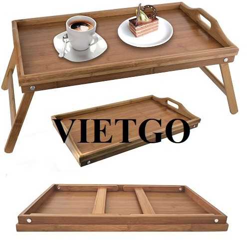 Thương vụ xuất khẩu bàn gỗ gấp gọn sang thị trường Ấn Độ