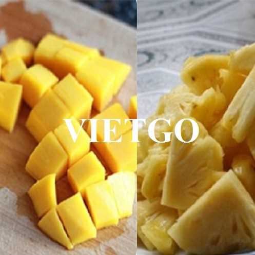Cơ hội hợp tác xuất khẩu hoa quả đóng hộp sang thị trường Anh