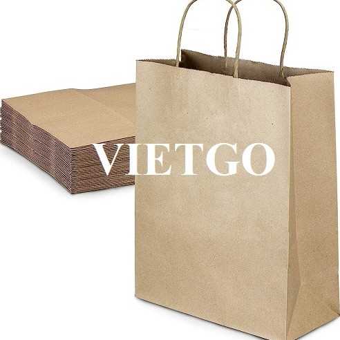 Thương vụ xuất khẩu sản phẩm túi giấy đến thị trường Mỹ