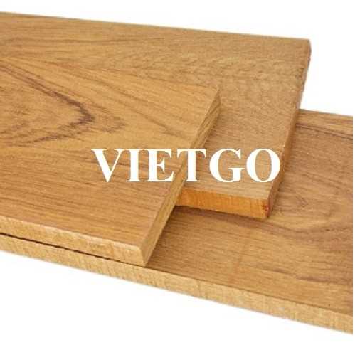 Thương vụ xuất khẩu gỗ teak xẻ đến thị trường Ấn Độ