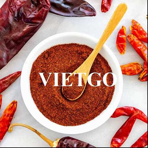 Thương vụ xuất khẩu bột ớt sang thị trường Ấn Độ 