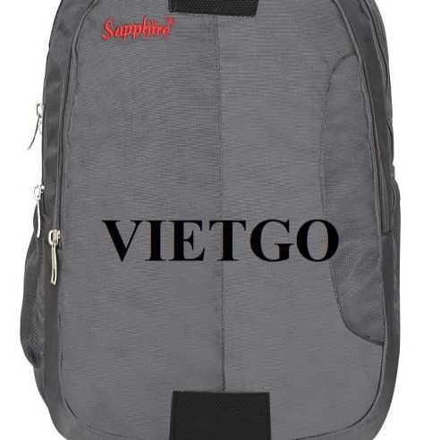Cơ hội xuất khẩu balo vải tới thị trường Ấn Độ  