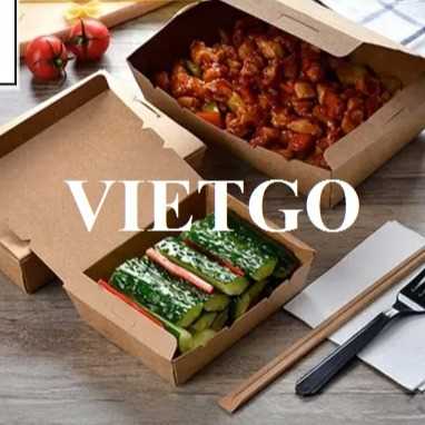 Thương vụ xuất khẩu hộp giấy đựng đồ ăn đến thị trường Ấn Độ