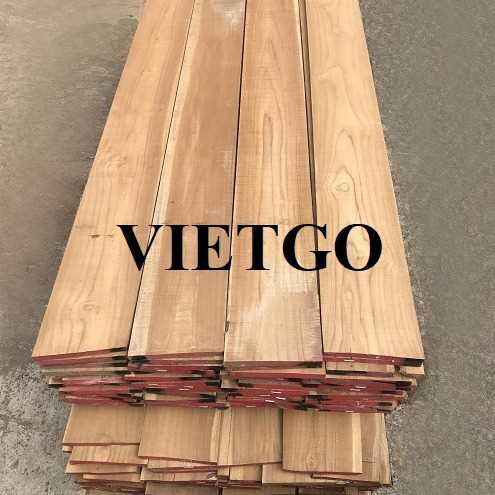 Thương vụ xuất khẩu gỗ teak xẻ đến thị trường Ấn Độ