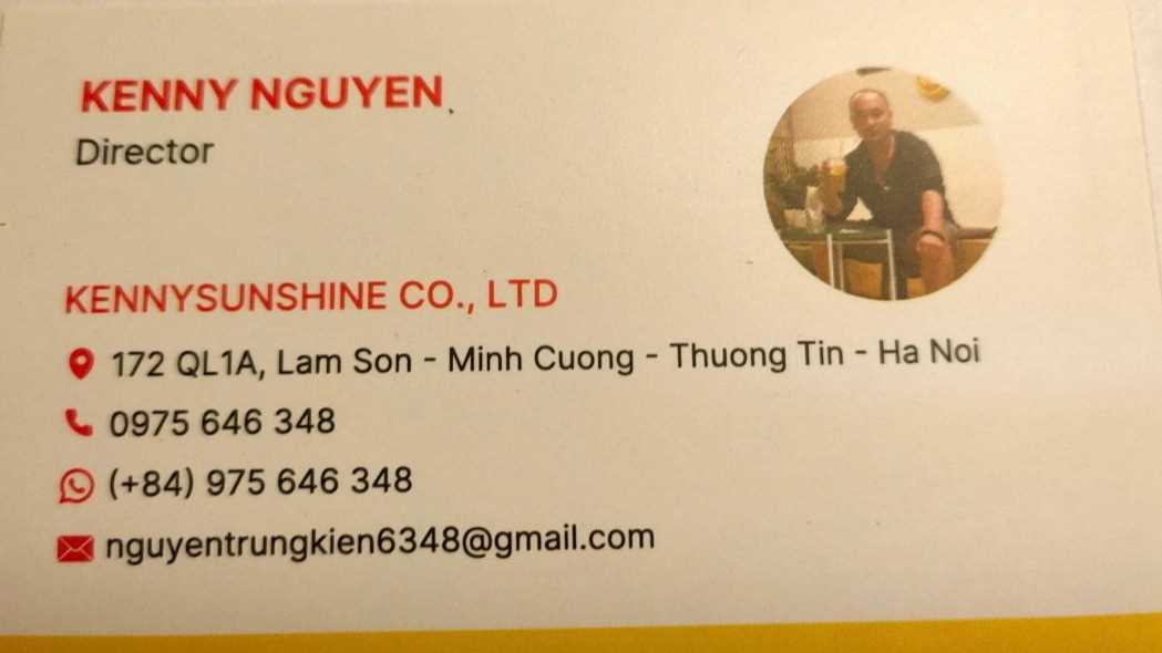 CÔNG TY TNHH KENNYSUNSHINE cần tìm nhà vận tải biển sang Ấn Độ