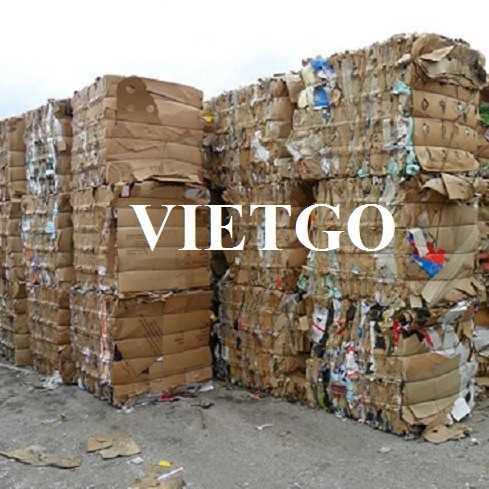 Cơ hội xuất khẩu thùng giấy phế liệu sang thị trường Ấn Độ