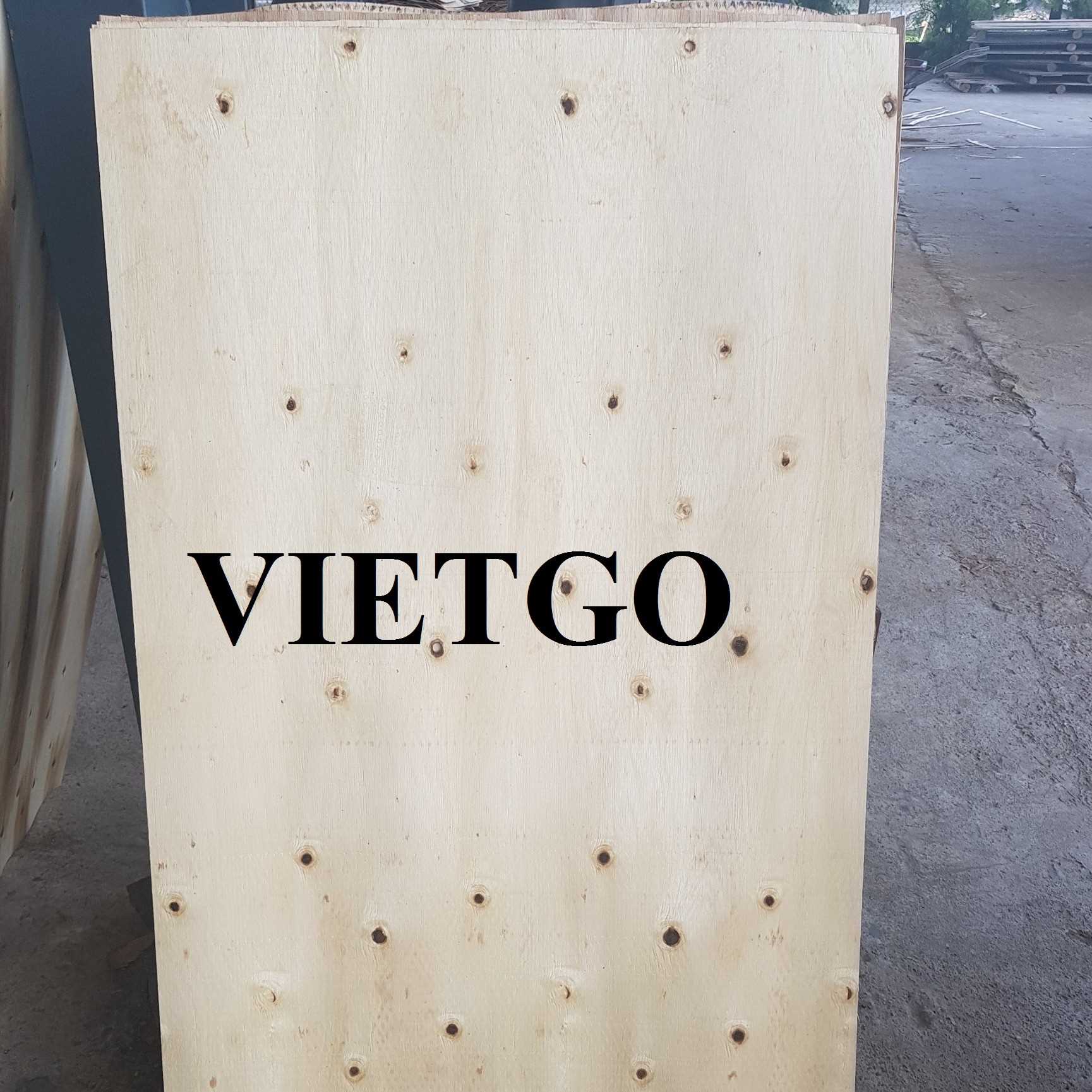 Thương vụ xuất khẩu ván bóc sang thị trường Ấn Độ